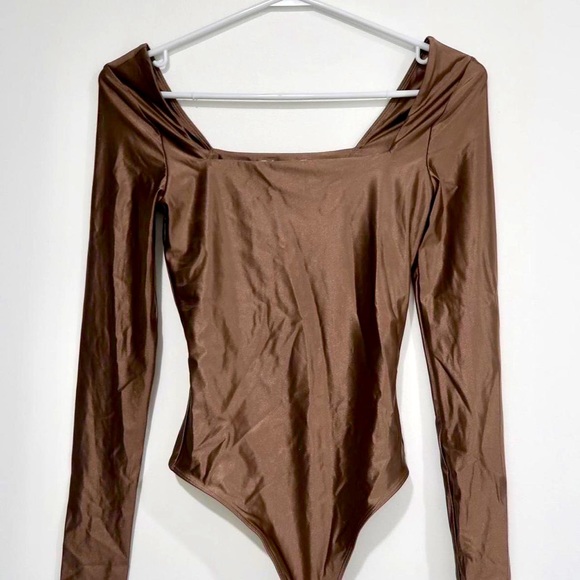 Aritzia Satin Bodysuit - Picture 1 of 2